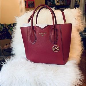 SOLD NWT Michael Kors Mae Leather Bag